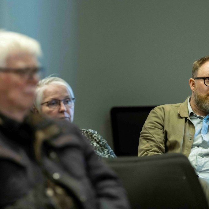 Árni Már Haraldsson, stjórnarmaður lengst til hægri