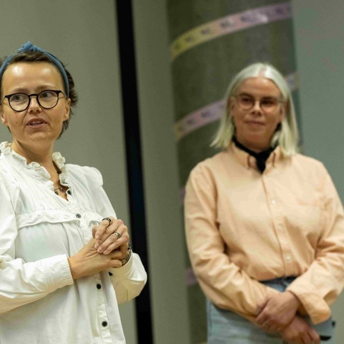Svanhildur Sigurðardóttir og Guðfinna Mjöll Magnúsdóttir