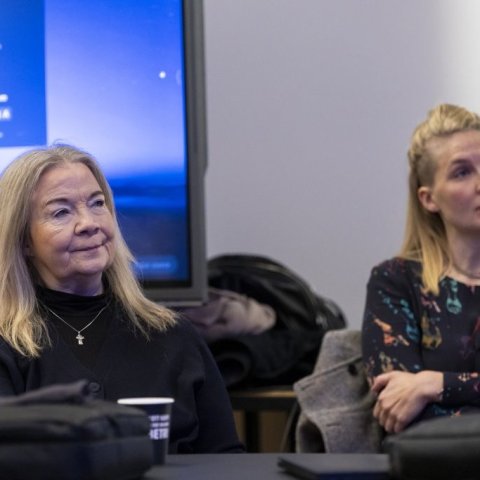 Gunnlaug Ottesen og Áslaug Eva Birgisdóttir, stjórnarkonur 