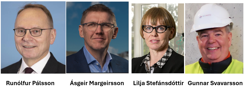 Þeir sem tóku þátt á fundinum með stjórn Spítalans okkar