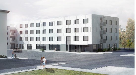 Framkvæmdir við sjúkrahótelið standa sem hæst