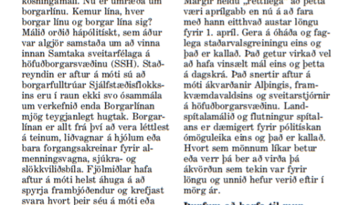 Hvaða mál eru kosningamál