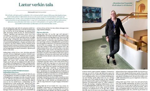 Viðtal við Guðlaugu Rakel Guðjónsdóttur forstjóra HSS